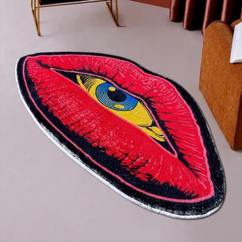 Red lip devil eye