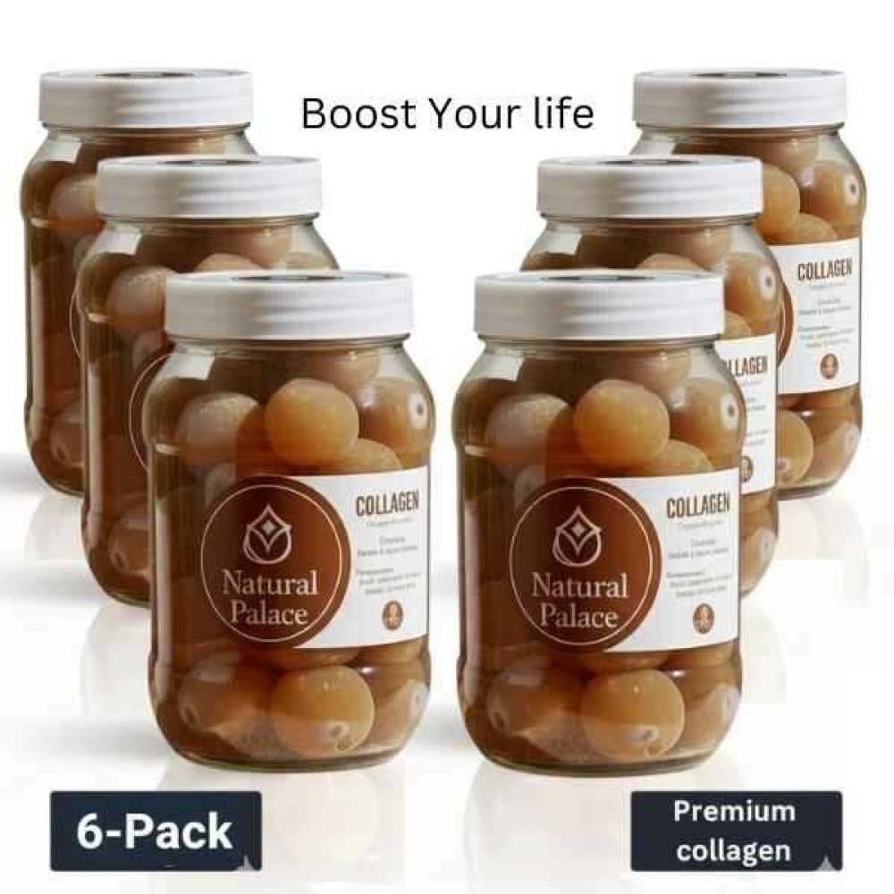 كولاجين طبيعي (باقة البريميوم بلس 168 قطعة لمدة 12 أسبوع)