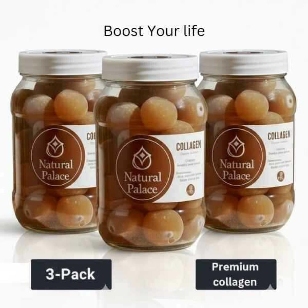 كولاجين طبيعي (باقة البريميوم ٨٤ قطعة لمدة ١٢ اسبوع)