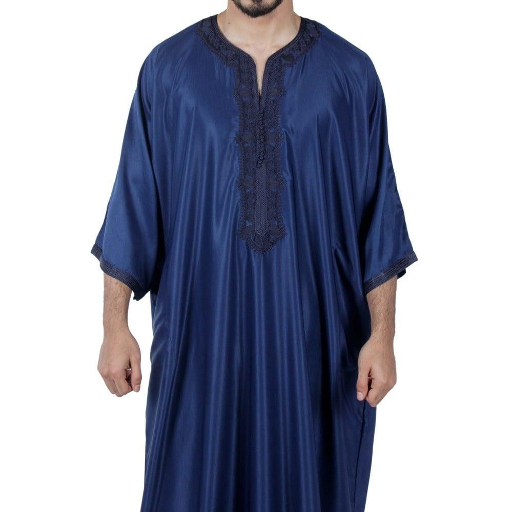 ثوب مغربي كحلي