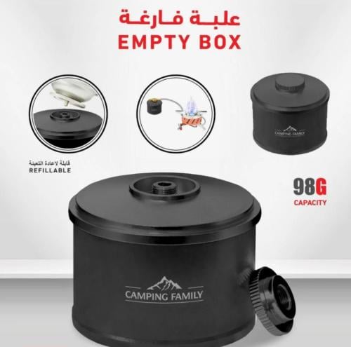 علبة غاز فارغة 98 جرام
