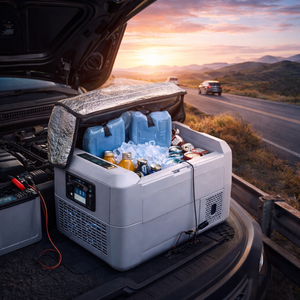 طريقة المحافظة على برودة الثلاجة في السفر لمسافات طويلة
