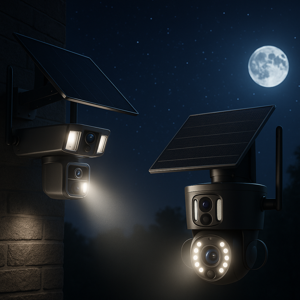 هل كاميرات المراقبة الشمسية فعالة في الليل