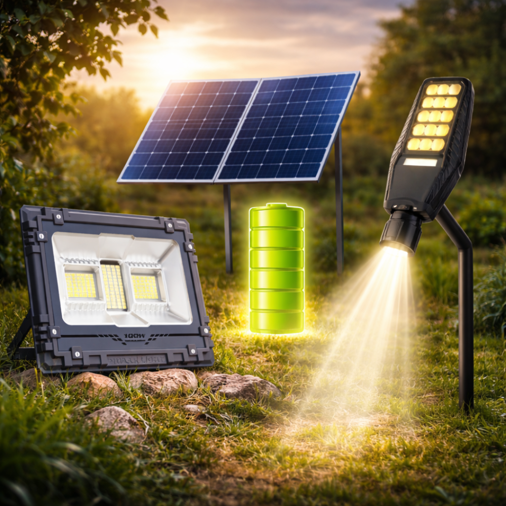 دليلك لاختيار كشاف شمسي بإضاءة قوية ومدة تشغيل طويلة