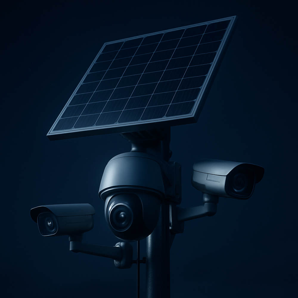 مستقبل المراقبة الذكية كيف ستغير الطاقة الشمسية عالم الأمن