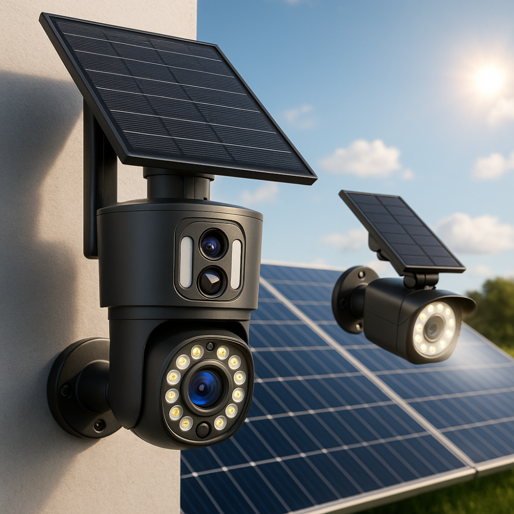 دليلك لاختيار كاميرا مراقبة شمسية بجودة عالية من خيرات الطاقة
