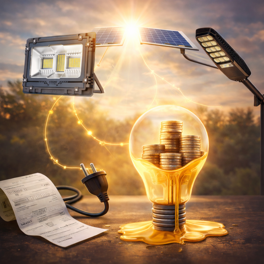 أهمية الإضاءة الشمسية في توفير الطاقة وتقليل التكاليف