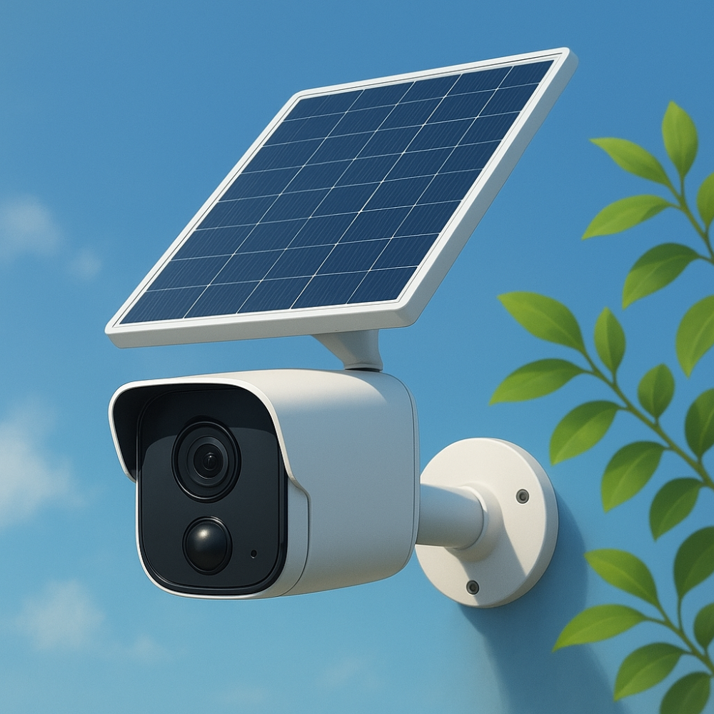 كاميرات مراقبة صديقة للبيئة بالطاقة الشمسية