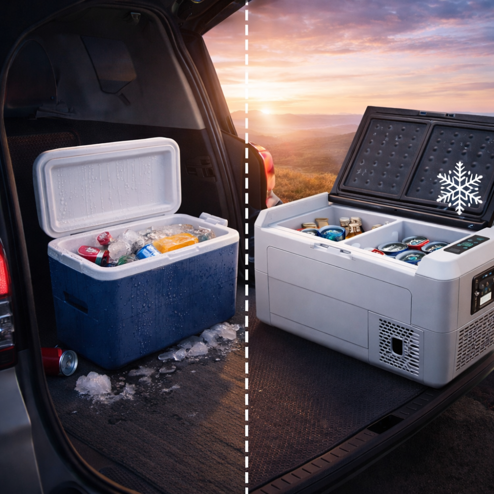 الفرق بين ثلاجات السيارة العادية وثلاجات البيكول