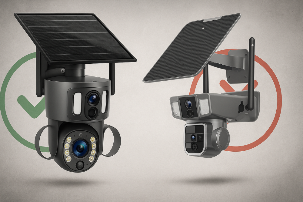 مميزات وعيوب كاميرات المراقبة بالطاقة الشمسية