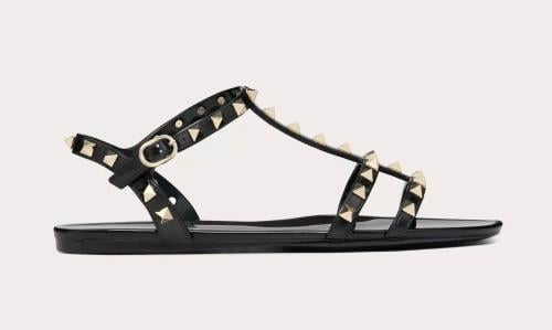 ROCKSTUD FLAT RUBBER SANDAL