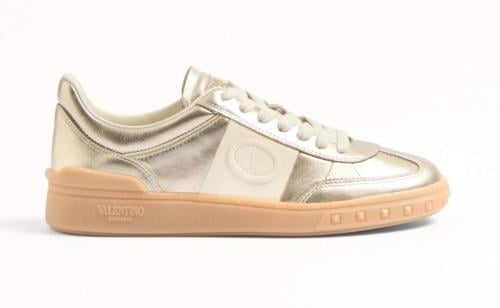 UPVILLAGE TRAINER IN LAMINATED CALFSKIN WITH NAPPA...