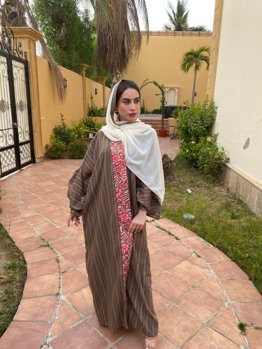 عباية مقلمه قطن
