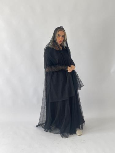 توب العباية أسود تل