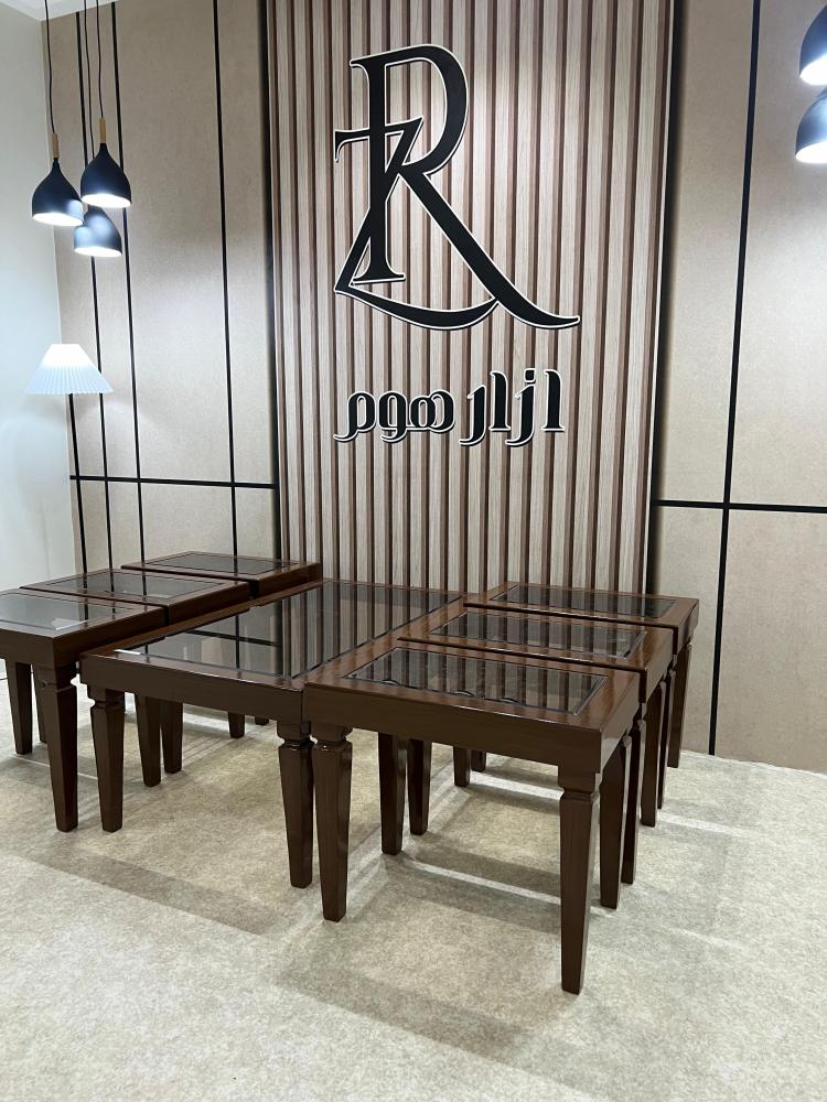 طقم طاولات خشب