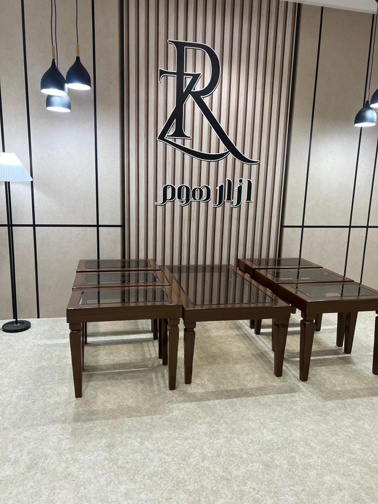 طقم طاولات خشب