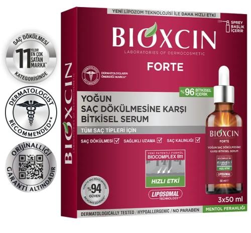 سيروم ضد تساقط الشعر الشديد 3x50 Bioxcin Forte