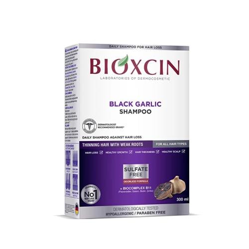 شامبو بخلاصة الثوم الاسود من بيوكسين bioxcin