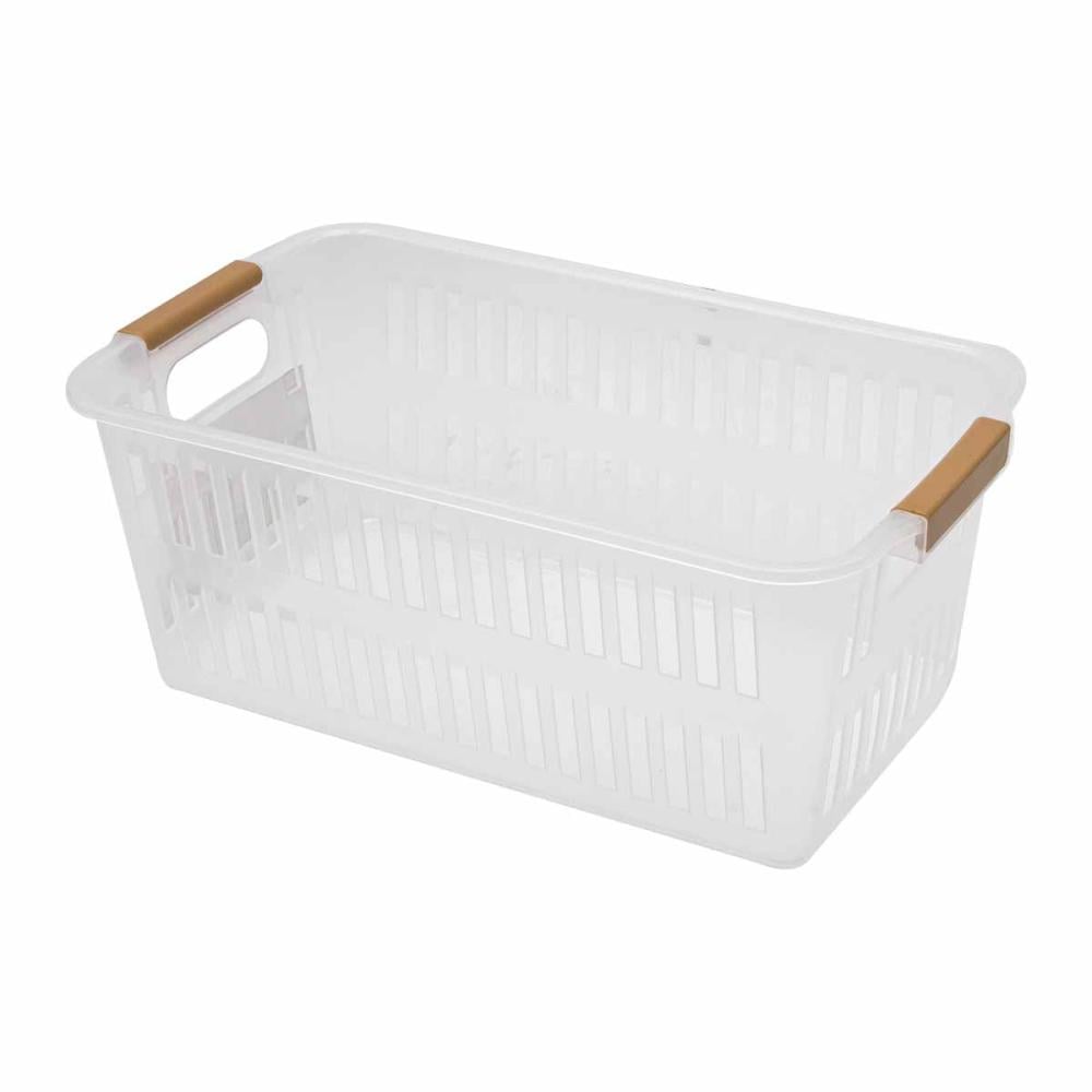 سلة تنظيم ثلاجة بلاستيك مقاس30 *17 *12 سم