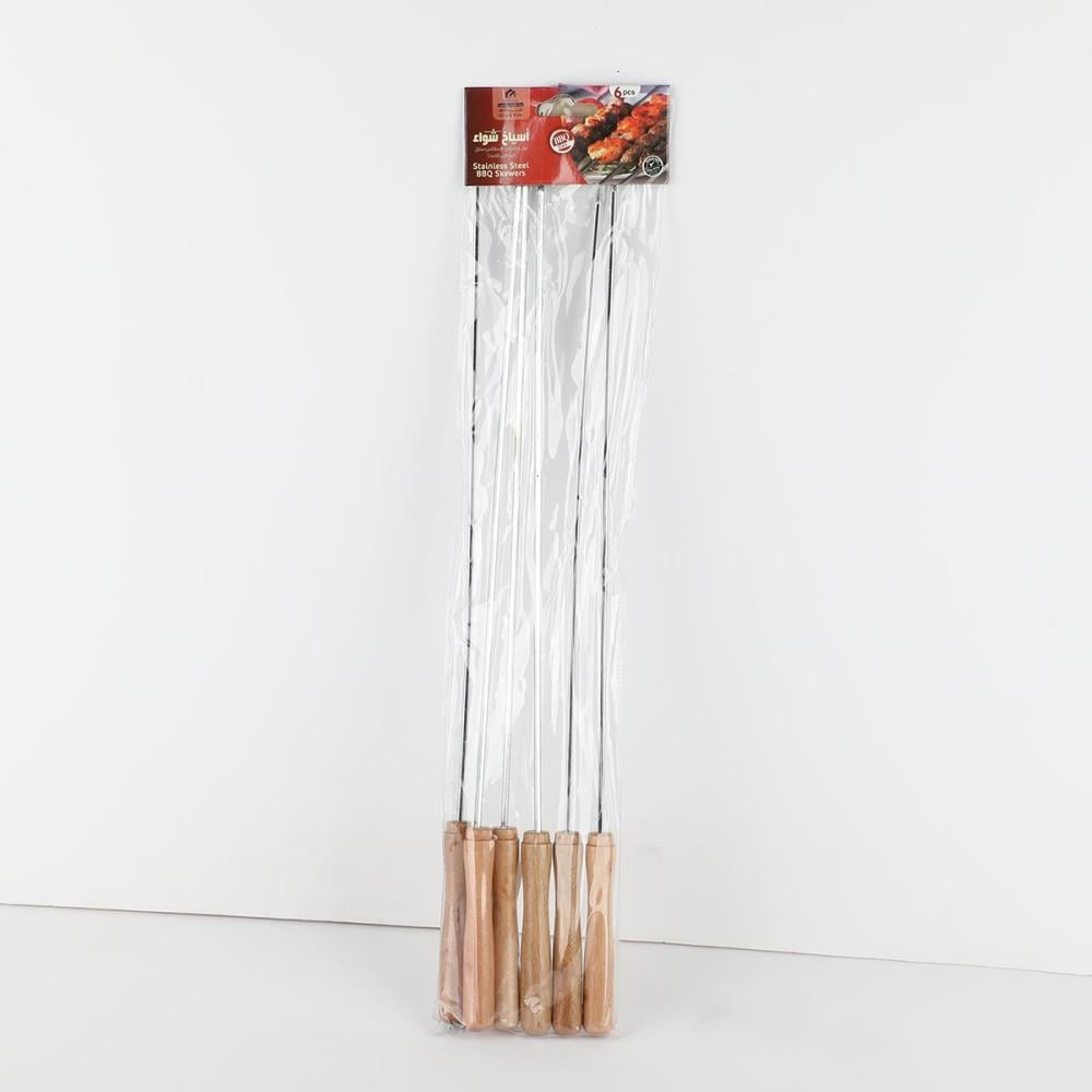 اسياخ شوي 6حبة مقاس 40سم