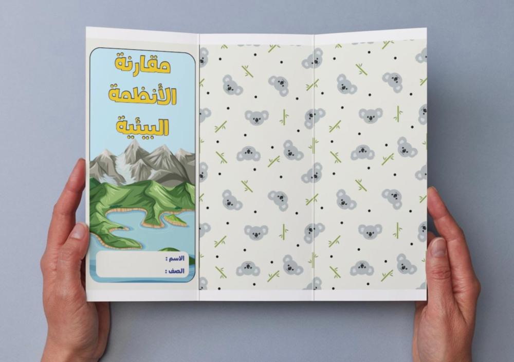 مطوية مقارنة الأنظمة البيئية - سادس