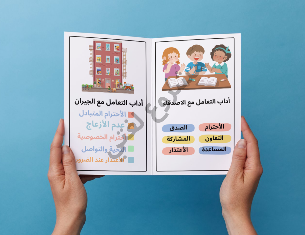 مشروع لغتي ثاني  الوحده الثانيه أصدقائي وجيراني