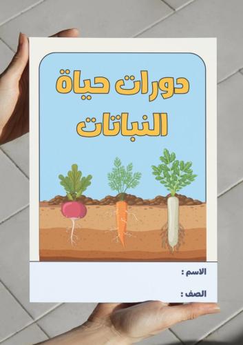 ‎مطوية دورات حياة النباتات - ثالث