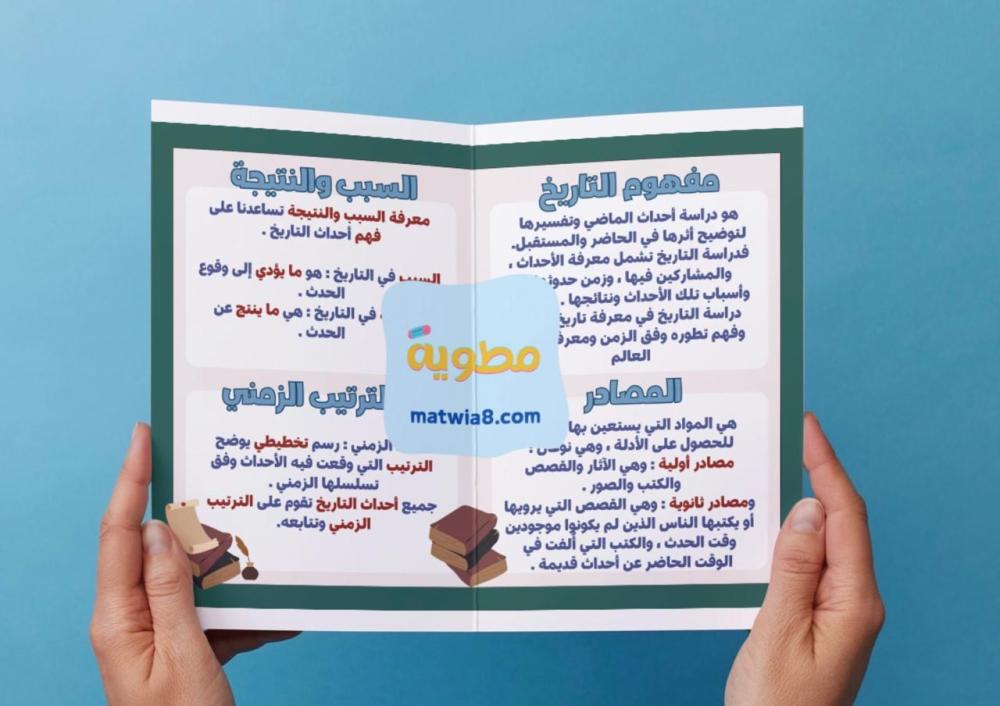 مطوية التاريخ - رابع