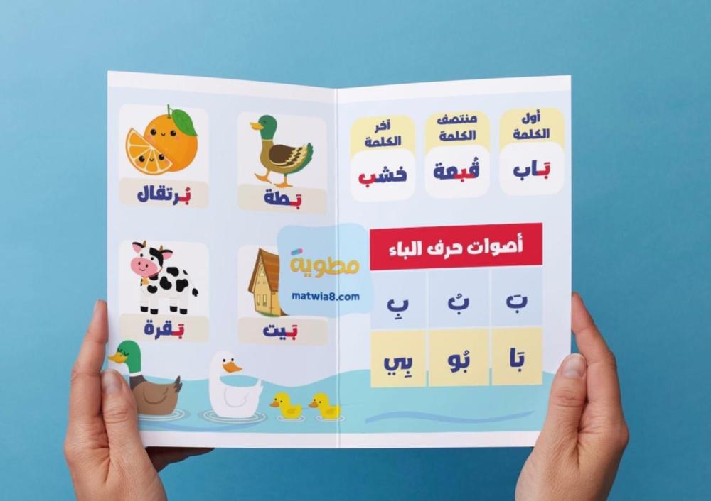 مطوية حرف الباء٢