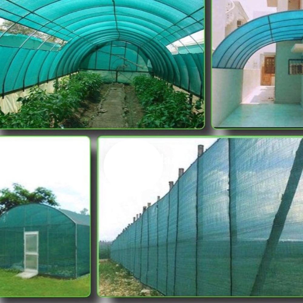 شبك ظل كوري اخضر 2*50متر 160 جرام 80%