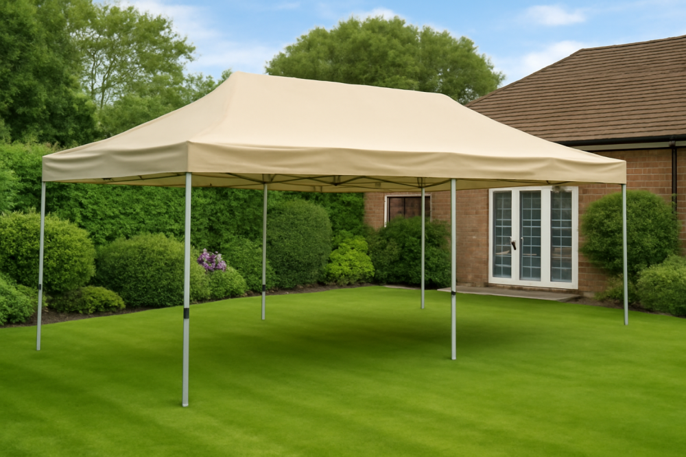 مضله المنيوم شمسيه 4 في 6 متر بدون اطناب