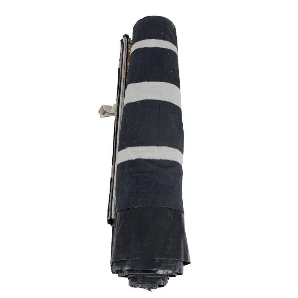 رواق  اسود مخطط  باحجام مختلفه