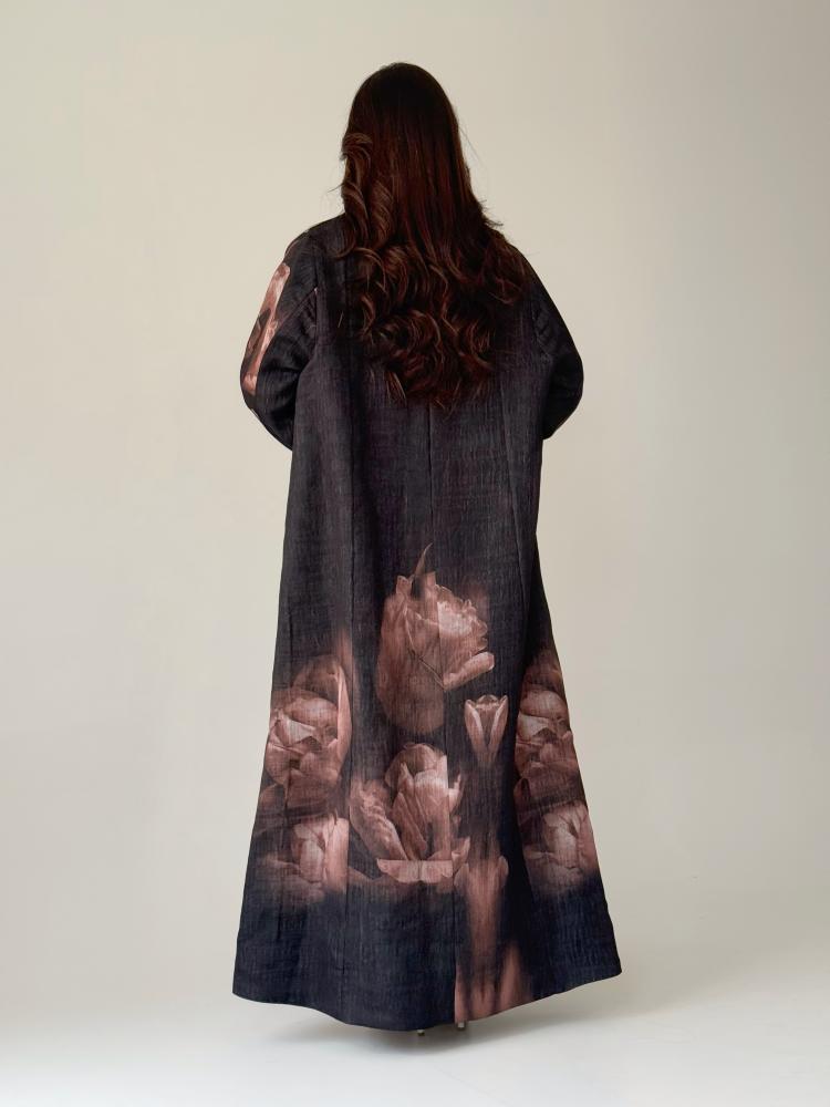 عباية قصة بليزر ملونة