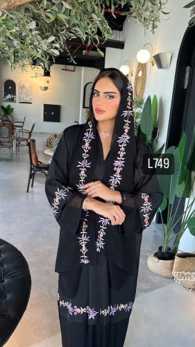 عباية كريب سبشل تطريز كمبيوتر قصة عادية ستريت