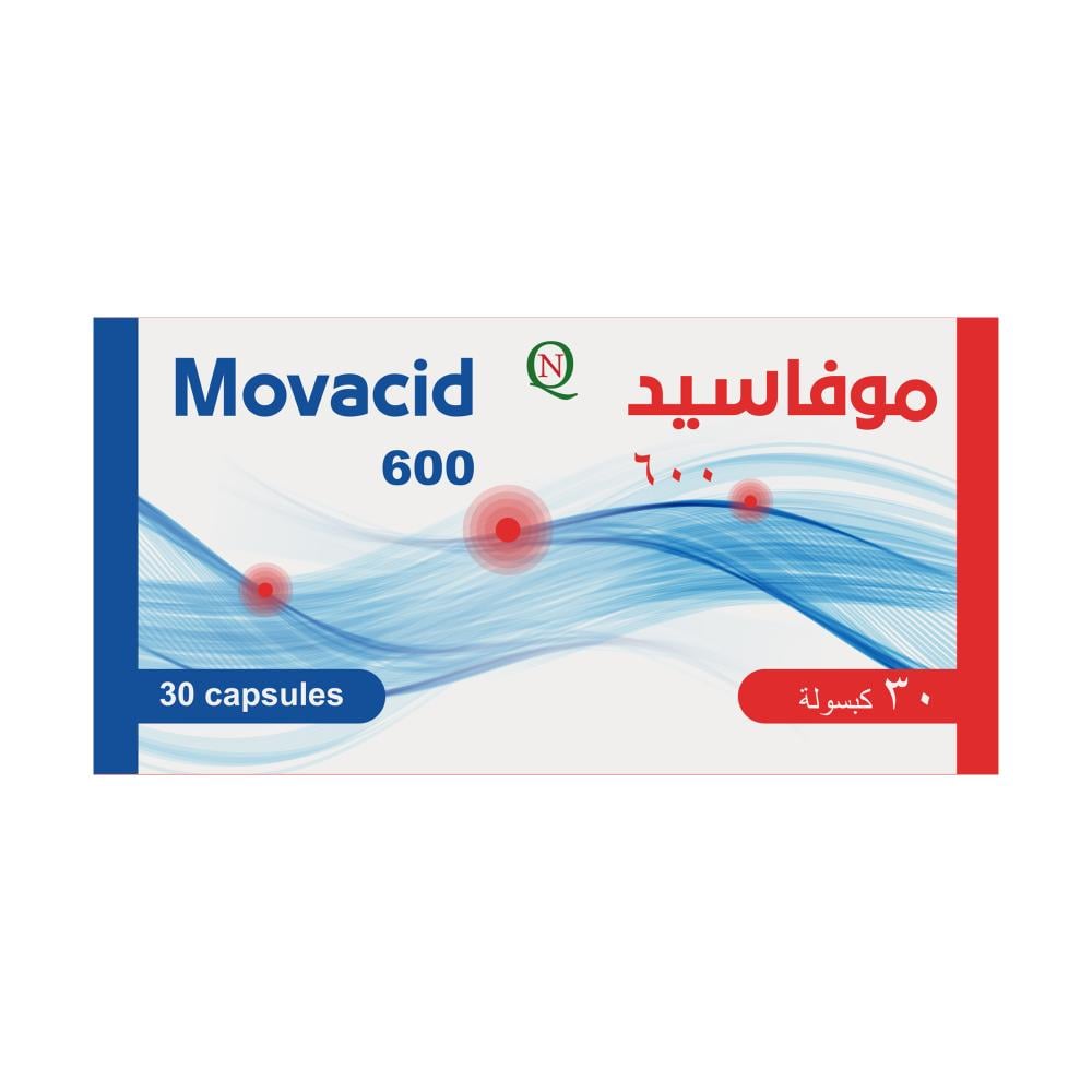موفاسيد، ألفا ليبويك أسيد، 600 مجم - 30 كبسولة