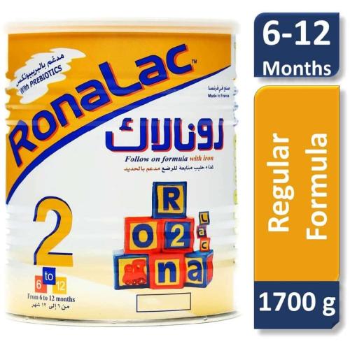 رونالاك، حليب للأطفال، المرحلة الثانية، من عمر 6-1...