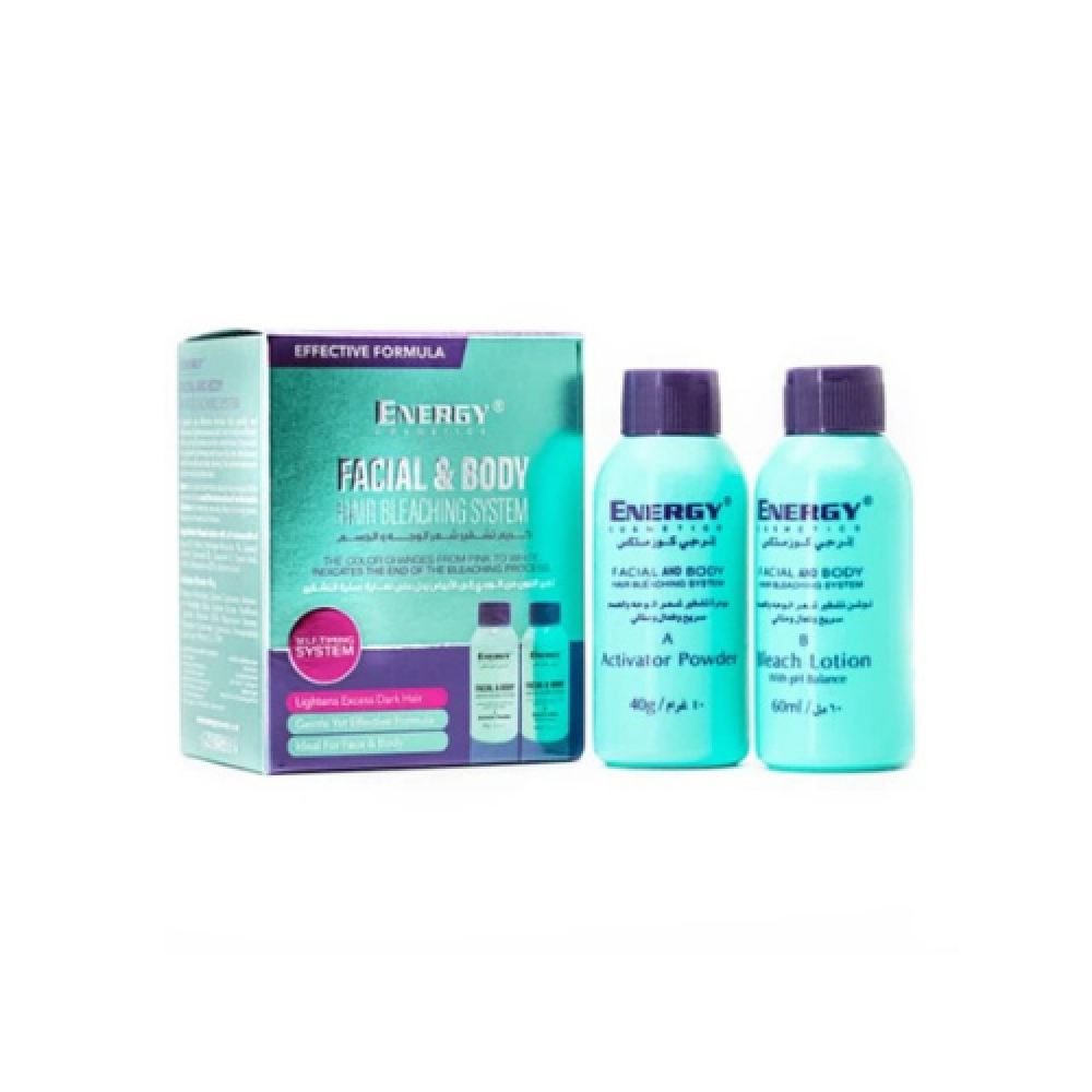 انرجى كوزمتكس كريم تشقير شعر الوجه والجسم