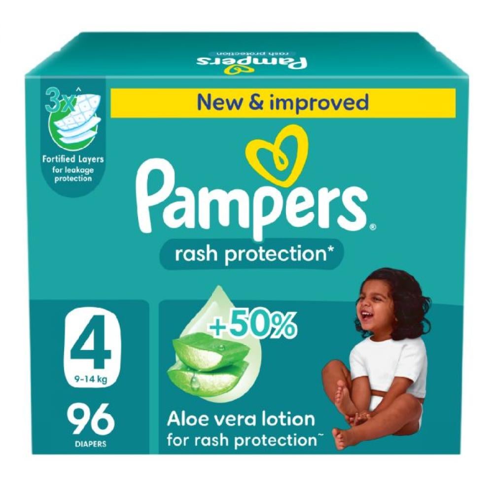 PAMPERS NO (9-14 KG) JUMBO BOX 96 PCS صيدلية مستقبل الصحة في