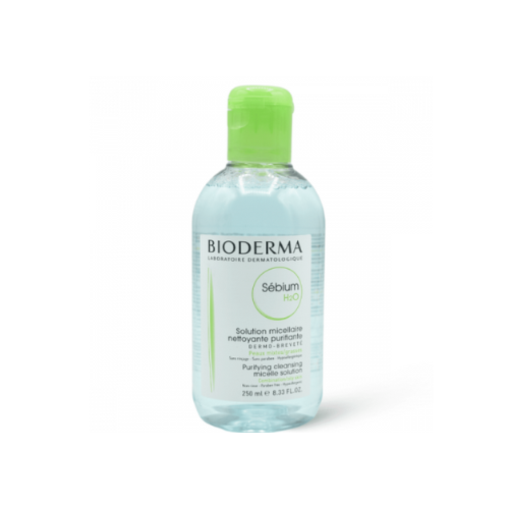 Bioderma Sebium H2O Micellar Cleansing Solution for Oily and Combination Skin - 250 ml