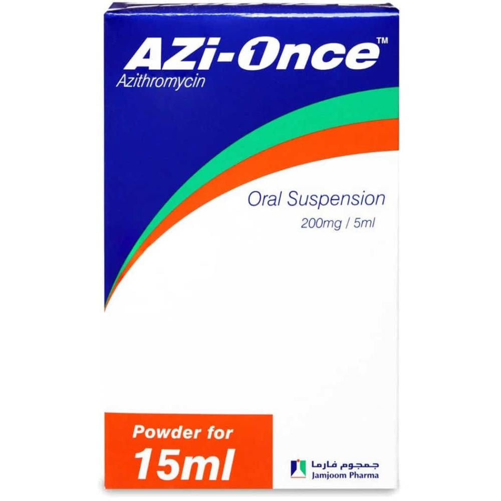 AZI-ONCE 200MG/5ML SUSP 15 ML