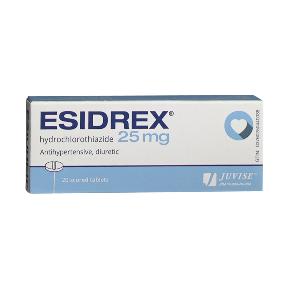 Asidrex 25 mg 20 tablets - صيدلية مستقبل الصحة في السعودية - تسوق الأن  بأفضل جوده وسعر
