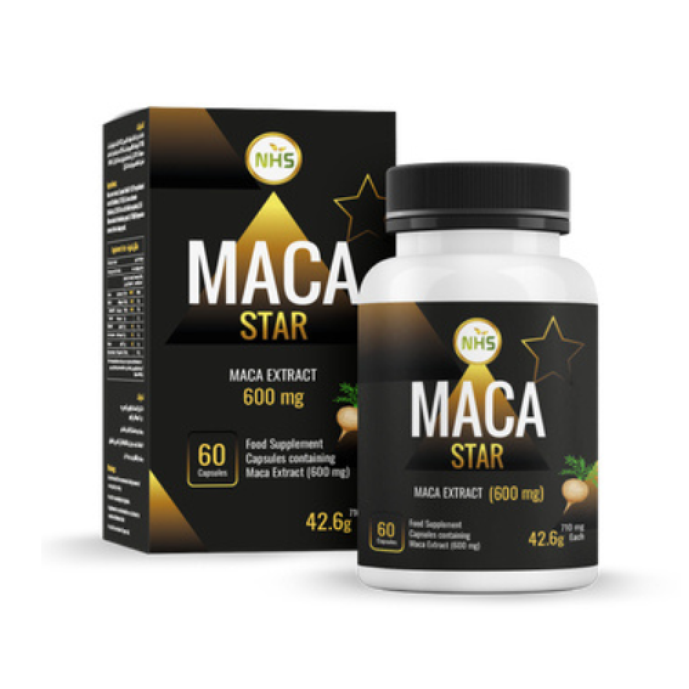 Maca Star Maca Root Extract 600mg - 60 Capsules