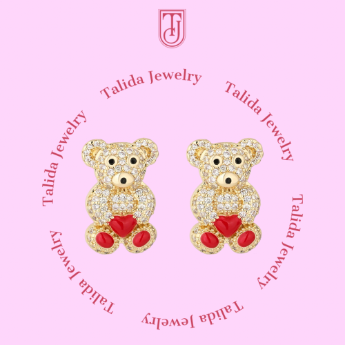 حلق ستانليس ستيل Teddy Bear ضد الماء