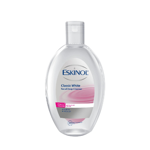 Eskinol Classic White Deep Facial Cleanser to Remove Blackheads 225 ml Nine