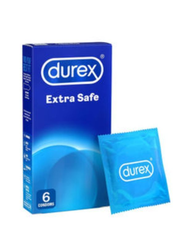 ديروكس - 6 قطع Extra Safe واق ذكري
