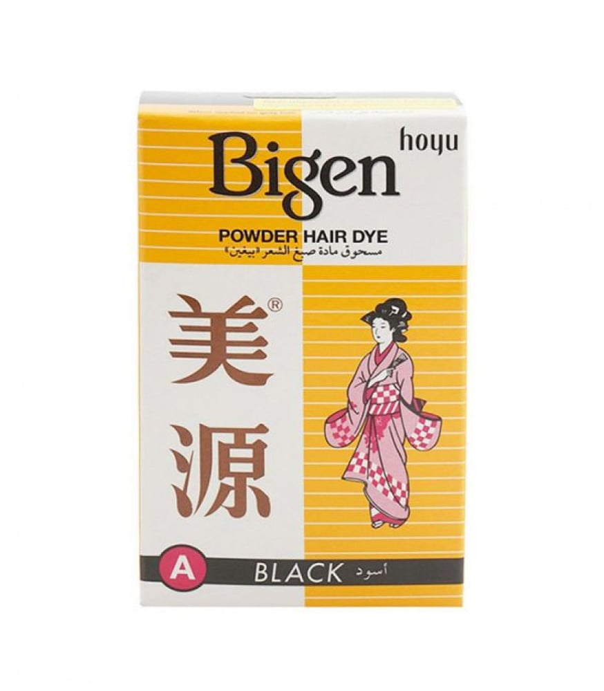 Bigen black hair dye powder 6 gm Nine