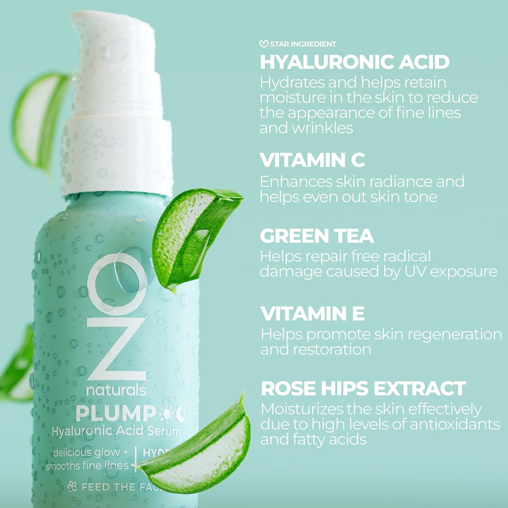 Oz Natural Hyaluronic Acid Serum with Vitamin C 30 ml Nine