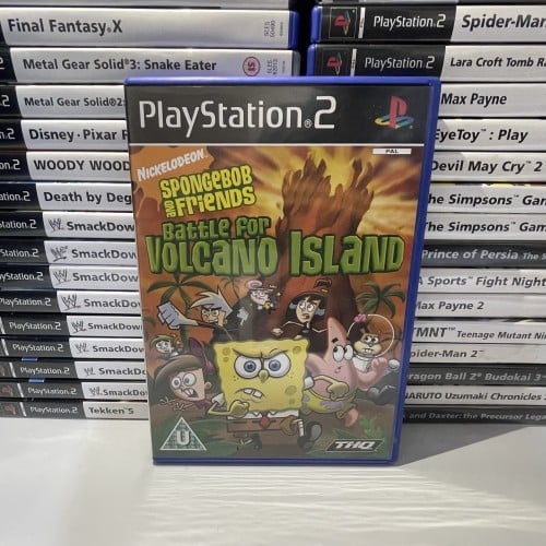 Spongebob And Friends Battle For Volcano Island