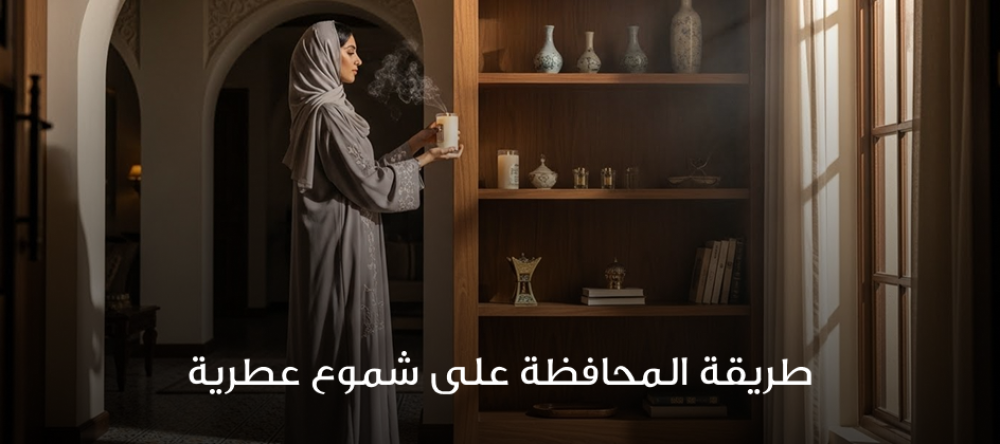 طريقة المحافظة على شموع عطرية