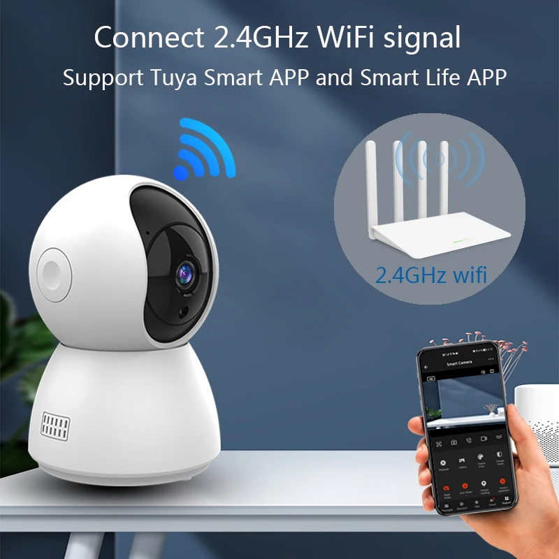 كاميرا مراقبة Tuya 4MP WiFi
